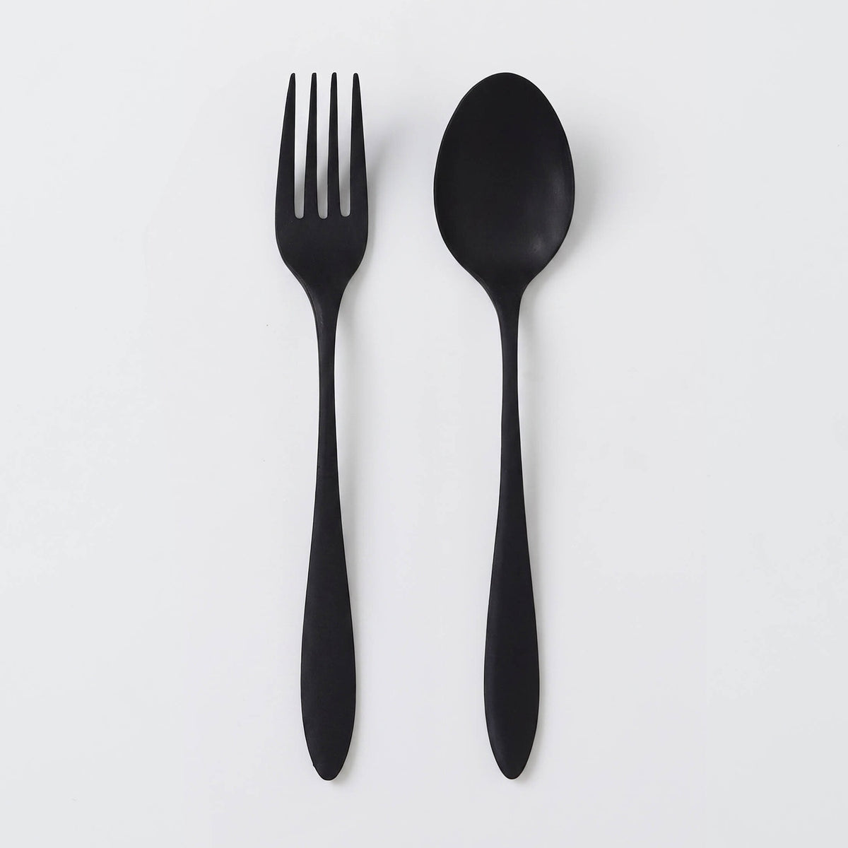Urushi-lacquered stainless spoon and fork by THE URUSHI, Kyoto